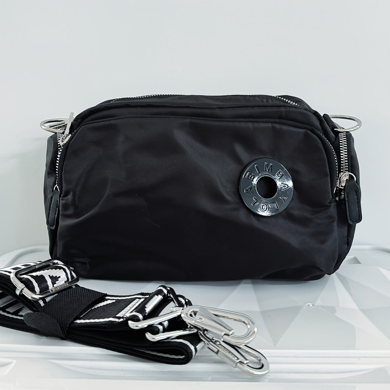 1pc Men's Nylon Casual Outdoor Crossbody Messenger Bag